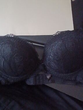 T.J.Maxx Black Lace Underwire Bra